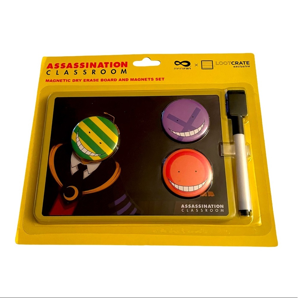 {3/$25} Assassination Classroom Magnetic Dry Erase Board NEW